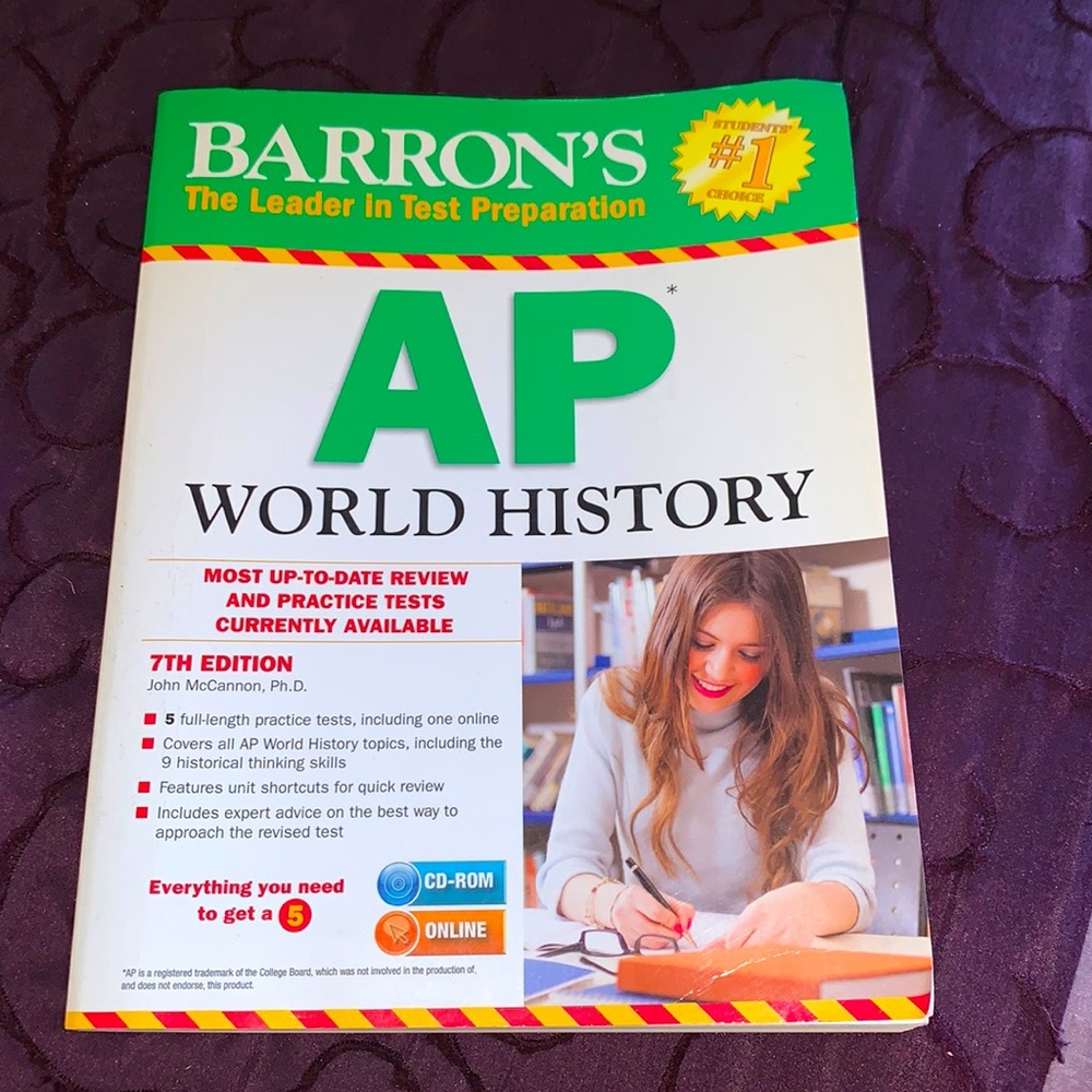 Barron’s AP World History Book